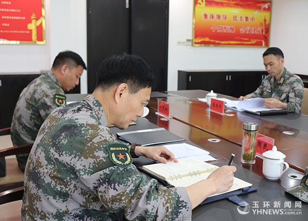 台州军分区对玉环市2020年民兵组织整顿工作进行检查验收