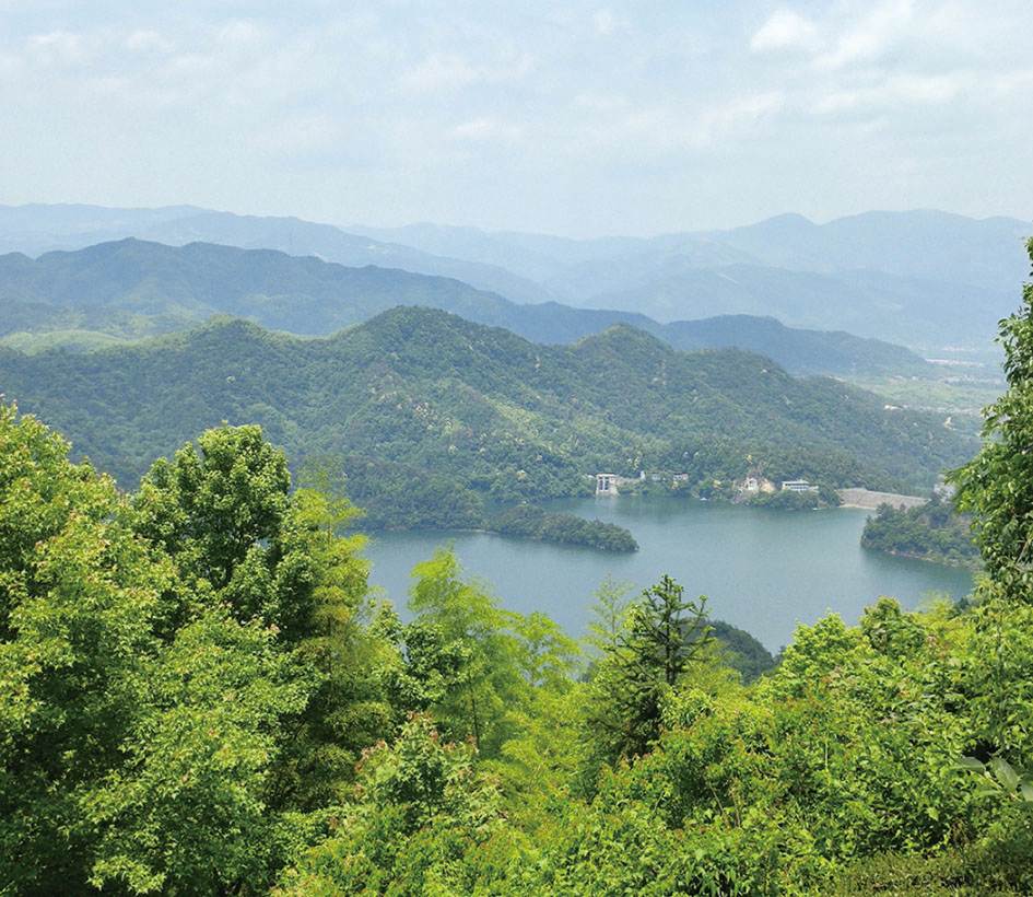 绍兴南山湖风景区图片