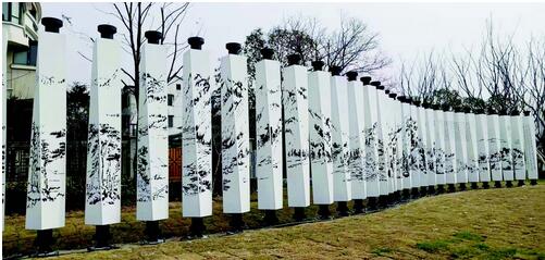 官河古道新添"山水画卷"