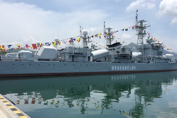 东阳:东阳"黄浦江"风光别样 "金华舰"7月亮相横店梦外滩