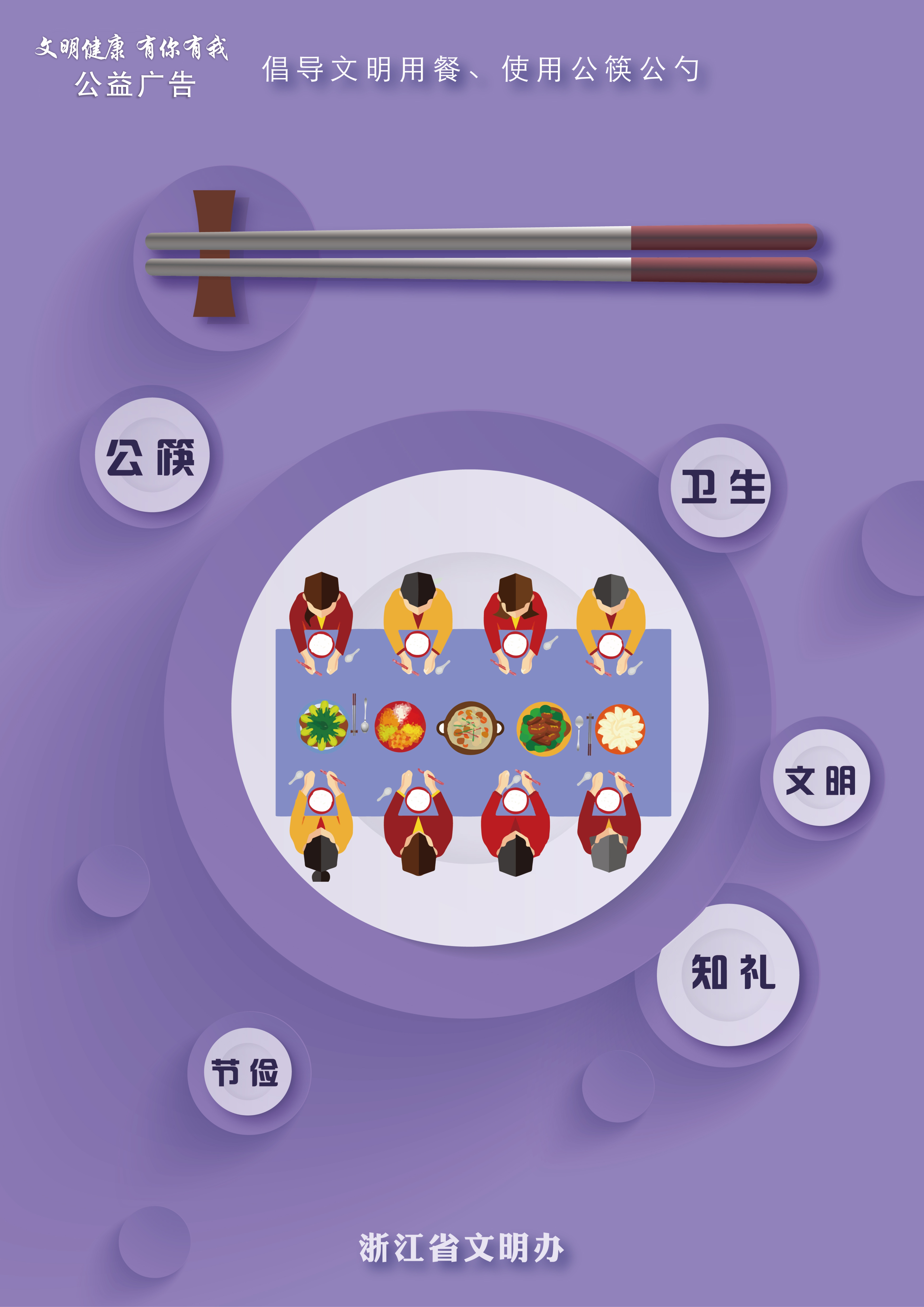 倡导文明用餐使用公筷公勺