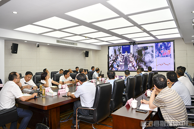 我县召开第6号台风"烟花"防御部署视频会议