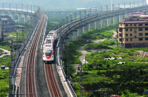 8月9日上午,台州市郊铁路通车仪式在台州西站举行,台州市郊列车将于8
