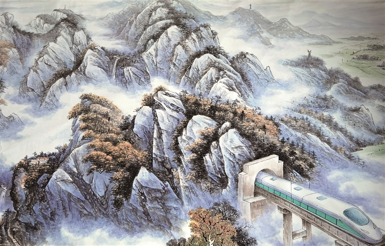 我市画家王维祥在山水画领域已整整耕耘了三十余个春秋,他的画读得懂